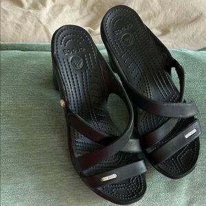 CROCS Women's Elegant Black Sandals